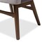 Baxton Studio Monte Mid-Century Modern Two-Tone Grey Armchair, PK2 134-7176 - alternate 3